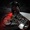 Miniatyrbild 3 av 5: Cykellampset, USB-laddningsbart cykellampset LED-cykellampa
