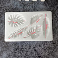 Miniatyrbillede 4 af 5: 1 stk. Tropisk Palme Monstera Blade Silikone Fondant Form Plante Kage Bage Isform