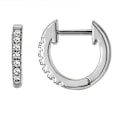 Miniatyrbild 1 av 5: 14K Guldpläterade Cubic Zirconia Manschettörhängen Huggie Stud