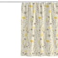 Lush Decor, Gul och grå duschdraperi, 72\" x 72\"