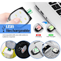 Pikkukuva 4 / 5: Kiinnitettävät juoksuvalot, 2 kpl USB-ladattavat 4 valotilaa L