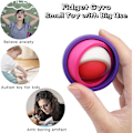 Miniatyrbild 4 av 5: 4-pack nya fidgetsensoriska leksaker, oändlig flip rolig spinner 3D-boll