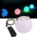 Miniatyrbillede 1 af 5: LED Glow Ball, Multifarvet Glow-in-The-Dark Poi til Scene, Klokke