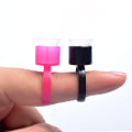 Miniatyrbillede 4 af 5: Plastik, Svampe Pigment Kop Ring Til Tatovering 20stk