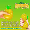 Miniatyrbild 5 av 5: Ananas Stressbollar Squishy Vattenpärlor Boll Sensorisk Fidget Till