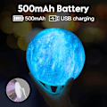 Pikkukuva 2 / 5: Galaxy Moon Lamp 5.9 tuumaa 16 väriä 3D LED Lava Moon Lamp, Kaukosäädin