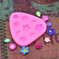 Miniatyrbillede 4 af 4: 1 stk. Blomster Silikone Fondant Form Kage Bageform Sukkerkunst Chokolade