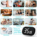 Miniatyrbillede 2 af 5: Digital køkkentimer Digital timer Æggeur Digital køkkentimer Stopur Alarmur