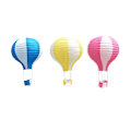 Miniatyrbillede 3 af 3: Varmtluftballon Papir lanterne Foldbar Dekoration Papir lanterne F