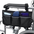Miniatyrbillede 2 af 5: Side Håndliste Opbevaringspose, Side Håndliste Opbevaring Multi-Pocket Opbevaringspose Pung med Reflekterende Strimmel Bærbar