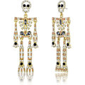 Miniatyrbillede 1 af 5: Rhinestone Halloween Øreringe Legering Dangle Øreringe Studs Hypoallergeniske Søde Dr