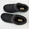 Miniatyrbillede 3 af 5: Herres Moccasin-tøfler med Memory Foam Indersål, Slip on Hjemmesko