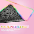 Miniatyrbillede 4 af 5: Pink RGB Gaming Mouse Pad 31.5x12 Tommer PC XL Stor Udvidet Glowi