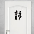 Miniatyrbilde 5 av 5: Toalett - Toalett - Bad - WC - Morsomt - Morsomt baderomsdør - H