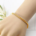 Miniatyrbilde 2 av 4: 18K rustfritt stål firkantet kjede armbånd for menn og kvinner Simpl