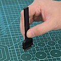 Miniatyrbillede 3 af 5: 3 stk. 4mm læderværktøj DIY værktøj 2/4/6 spids mejsel stål syning håndhul