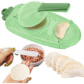 Miniatyrbillede 1 af 5: 2 i 1 Manuel Dumpling Wrapper Mold Maker - Empanadas og Dumplin