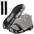 Miniatyrbillede 1 af 4: Walk Traction Cleat til at gå på sne og is (1 par) Sort