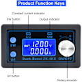 Miniatyrbillede 5 af 5: DC Buck Boost Konverter Variabel Spændingsregulator CC CV Strømforsyningsmodul 0.5-30V 4A 5V 6V 12V 24V LCD-display Justerbar Spænding Lab Strømforsyning