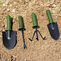 Miniatyrbilde 4 av 5: 4-delt hagesett, 4-delt hageutstyrssett, minihageverktøysett, 4 hagespader, verktøysett, hagegaver