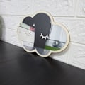Miniatyrbillede 2 af 3: Skyformet spejl til boligindretning 2 stk.
