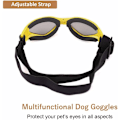Miniatyrbillede 3 af 5: 1 stk. Hunde Goggles, Kæledyr Solbriller, Sammenfoldelige Hunde Goggles UV Beskyttelse Solbriller