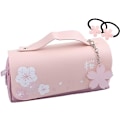 Miniatyrbillede 1 af 5: Kawaii Kirsebær Blomster Blyantpose Pink Sød Blyant Etui Stor Kapacitet
