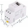 Miniatyrbild 2 av 5: Digital LCD-timer, digital programmerbar timer LCD-display veckovis programmerbar tidbrytare tidsfördröjningsrelä kontrolltimerbrytare AHC15A 12V