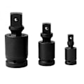 Miniatyrbilde 1 av 5: 3 stk Impact Gimbals Sett 1/2\" 3/8\" 1/4\" Reduser Adaptere Med Ball Og Spri