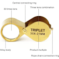 Miniatyrbillede 2 af 5: Let 5 LED - Kikkert Lup Zoom x 5 - Optisk Glas