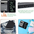 Miniatyrbillede 4 af 5: Skrivebordslommeregner med sletbar LCD-skrivetablet, 12-cifret bas