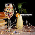 Miniatyrbillede 5 af 5: [2 Pak] 100 Led 10m 8 Tilstande Usb-drevne Lys Ip65 Kobber Streng