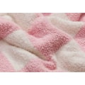 Miniatyrbillede 4 af 5: Tæppe Checkerboard Gingham Varmer Komfort Plys Vendbar