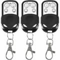 Set med 3 universella fjärrkontroller för automatiska grindar frekvens