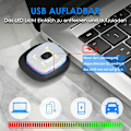 Miniatyrbilde 3 av 5: LED-lue med LED-lys for jogging, camping, løping (2 stk.)