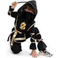 Pikkukuva 2 / 5: Halloween-ninjakostyymi pojille, ninjapuku ja teeskentelyleikki