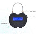 Miniatyrbillede 5 af 5: Timer hængelås LCD display tidslås USB timing trådlås USB lås multifun