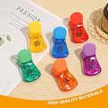 Miniatyrbild 4 av 5: Pieces Matpåse Förslutningsklämmor Plast Napp Tätningsklämmor Kylskåpspåse Säkerhetsklämmor för Kök Kontor Nötter Snacks (Multifärgad)