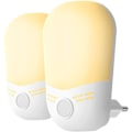 Miniatyrbilde 1 av 5: 1 stk LED-nattlys, Hepside nattlys Plug-and-Play automatisk