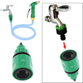 Miniatyrbillede 2 af 5: 2 stk. Havevandsslange Hurtigkobling Mikroirrigation Adapter Envejs Adapter Hane