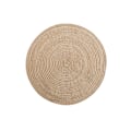 Miniatyrbilde 1 av 4: Brikker, Sett med 6, Khaki 38x38cm Runde Vevde Vaskbare Brikker Varmebestandige Brikker for Spisebord