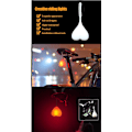 Pikkukuva 4 / 5: Silikoninen sydän LED -takavalot (punainen)