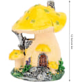 Miniatyrbilde 4 av 5: Fehushage i eventyrhagen, miniatyr sopphagefigur i harpiks, plenpynt