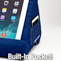 Miniatyrbilde 3 av 5: Pillow Pad Ultra Multi-Angle Soft Tablet Stand, Blå - Komfortabel vinklet visning for iPad, nettbrett, Kindle, smarttelefoner, bøker, magasiner og mer