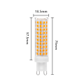 Miniatyrbillede 2 af 4: 5 stk. G9 LED-pære Varm hvid Flimmerfri 360° G9 Halogenpære R