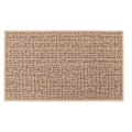 Miniatyrbillede 1 af 3: Skridsikker jutefarvet vaskbart gummifront køkkenmåtte (1 stk til 40*60cm)
