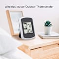 Miniatyrbild 2 av 5: Trådlös Inomhus-/Utomhustermometer, Räckvidd upp till 100 meter, Precisionsmätning, Tydlig Digital LCD-skärm för Hemmakontor