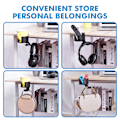 Miniatyrbillede 3 af 5: Justerbar kopholder til skrivebord og seng, spildsikker, vandflaskeholder, C