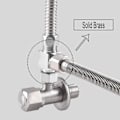 Miniatyrbilde 5 av 5: Way Shower Diverter Valve G 1/2\" Dusjhode Dusjarm T-Formet Dusjadapterventil Utbytting Dusjdiverteradapter for Bad Kjøkken