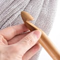 Miniatyrbillede 1 af 4: 15 stk. Håndlavede hæklenåle i bambus